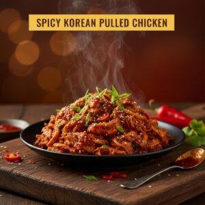 Spicy Korean Pulled Chicken