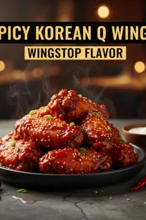 Spicy Korean Q Wings: Wingstop Flavor