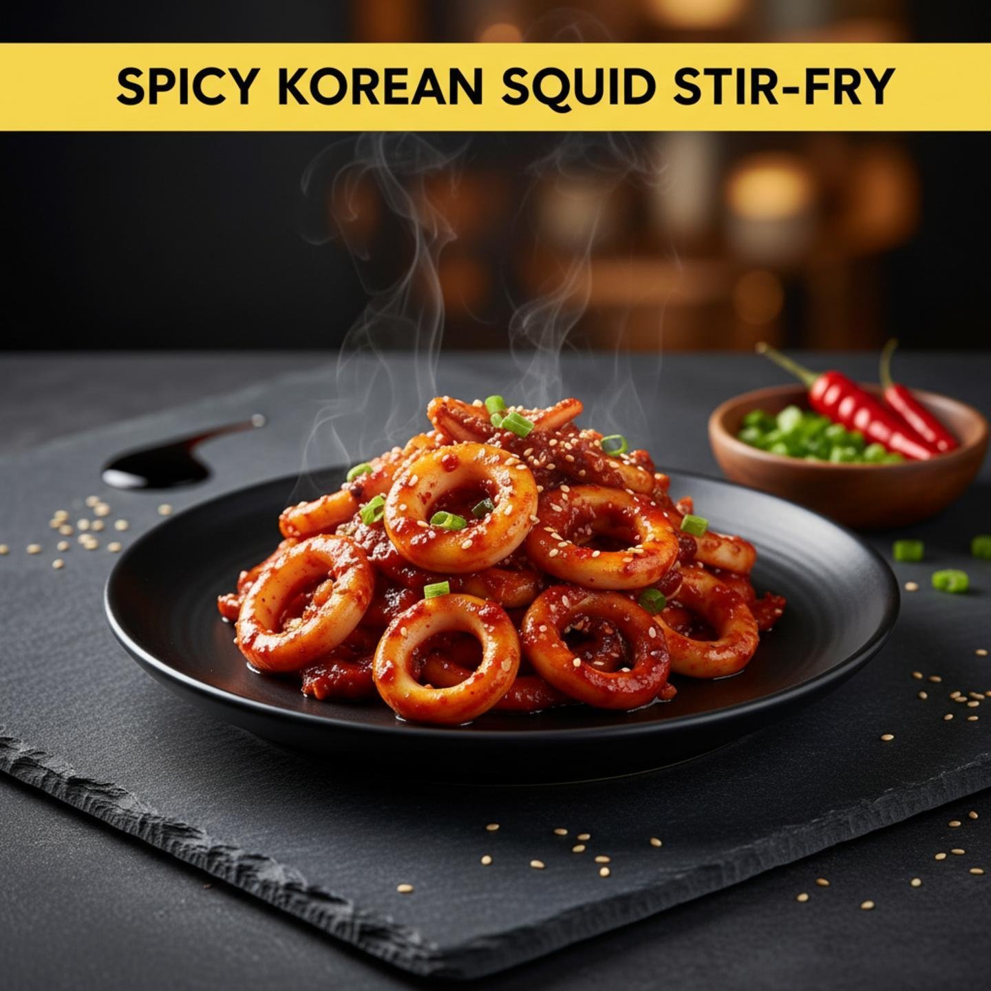 Spicy Korean Squid Stir-Fry
