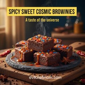 Spicy Sweet Cosmic Brownies