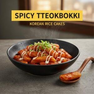 Spicy Tteokbokki: Korean Rice Cakes