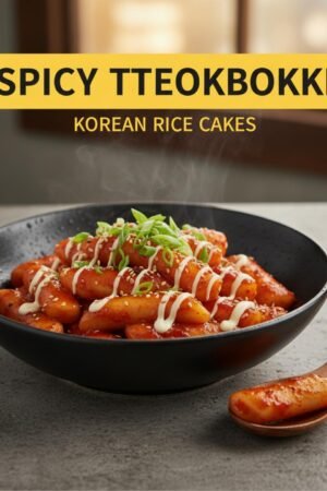 Spicy Tteokbokki: Korean Rice Cakes