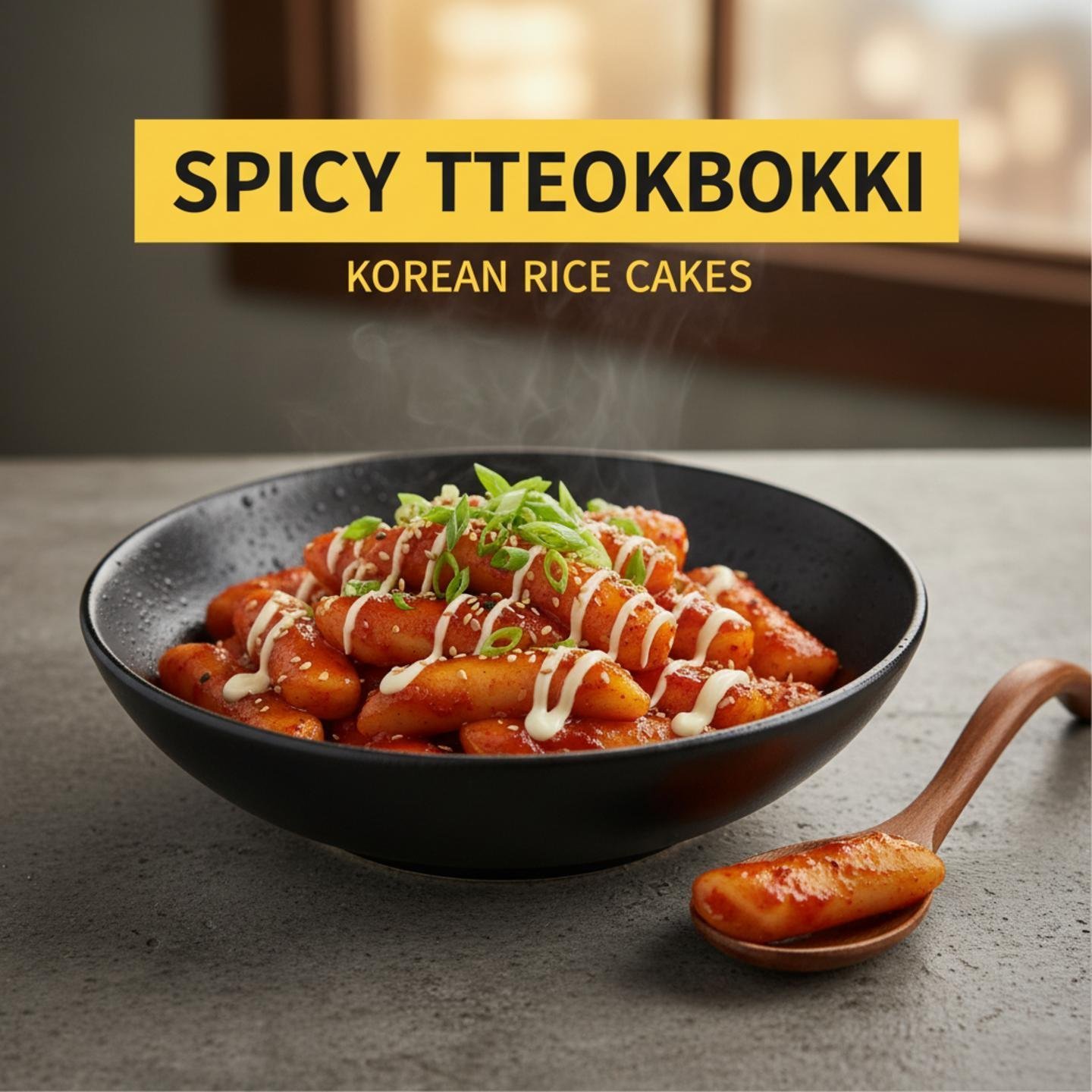 Spicy Tteokbokki: Korean Rice Cakes