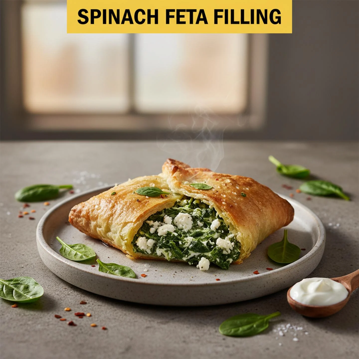 Spinach Feta Filling