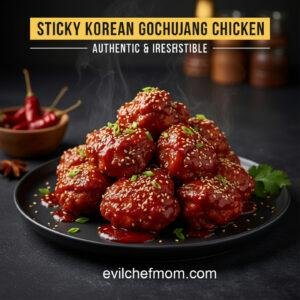 Sticky Korean Gochujang Chicken