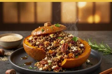 Stuffed Acorn Squash with Quinoa