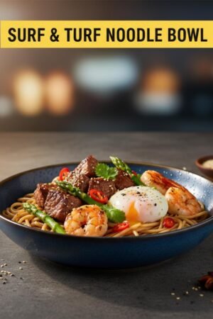 Surf & Turf Noodle Bowl