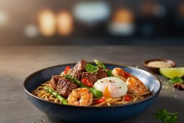 Surf & Turf Noodle Bowl