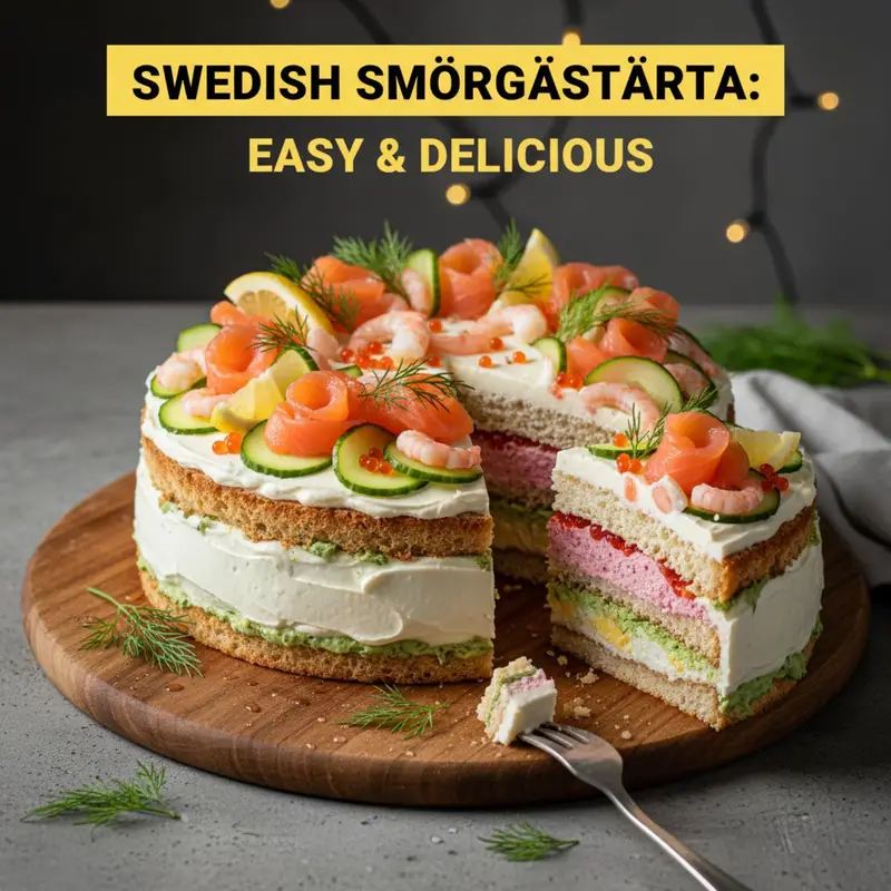 Swedish Smörgåstårta: Easy & Delicious