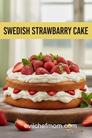 Swedish Strawberry Cake