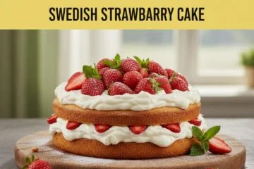 Swedish Strawberry Cake