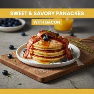 Sweet & Savory Pancakes with Bacon