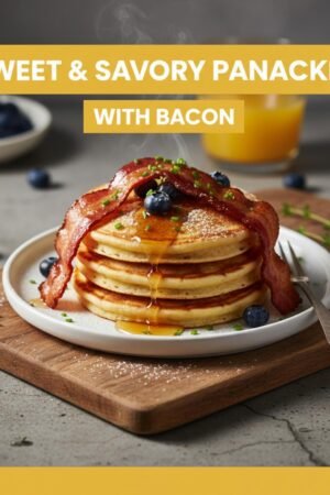 Sweet & Savory Pancakes with Bacon