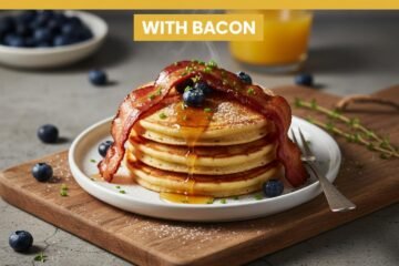 Sweet & Savory Pancakes with Bacon