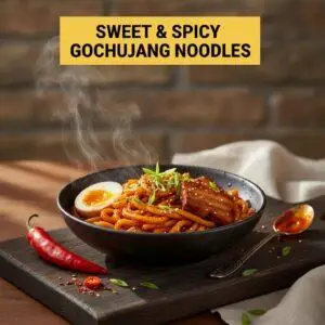 Sweet & Spicy Gochujang Noodles