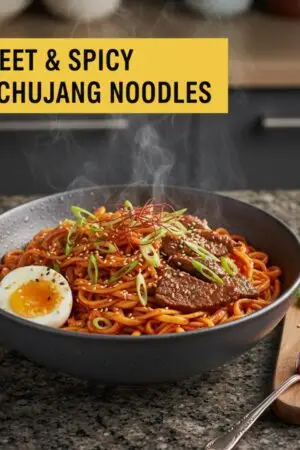 Sweet & Spicy Gochujang Noodles