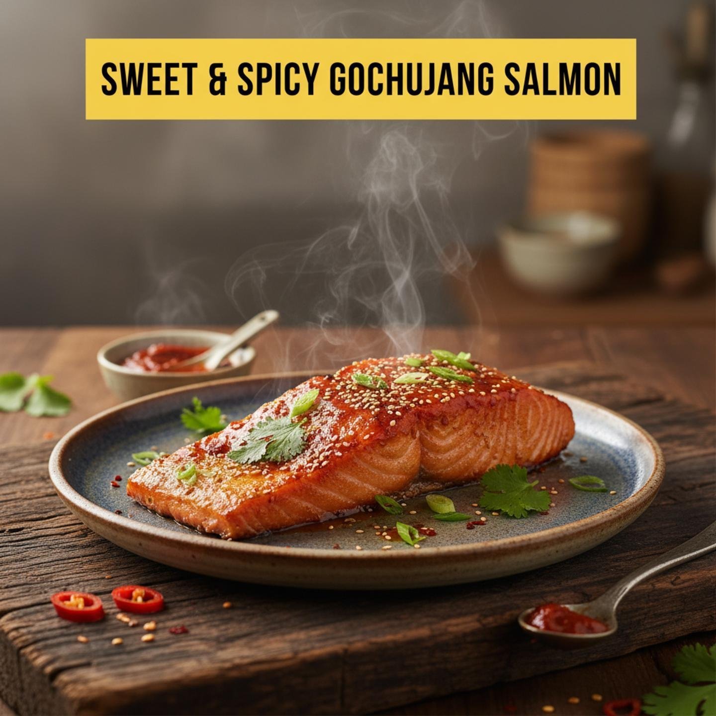 Sweet & Spicy Gochujang Salmon