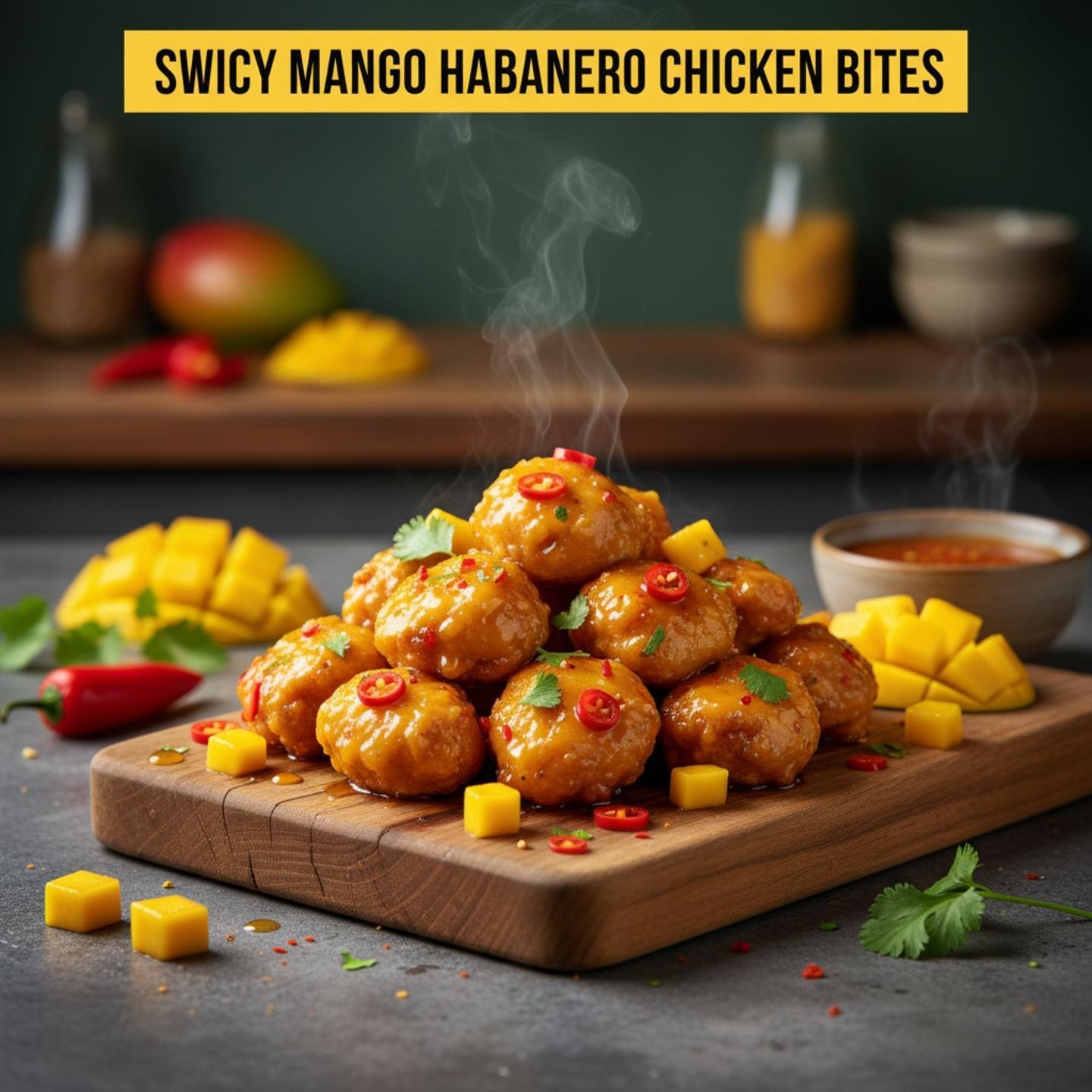 Swicy Mango Habanero Chicken Bites