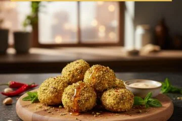 Swicy Pistachio Halloumi Bites