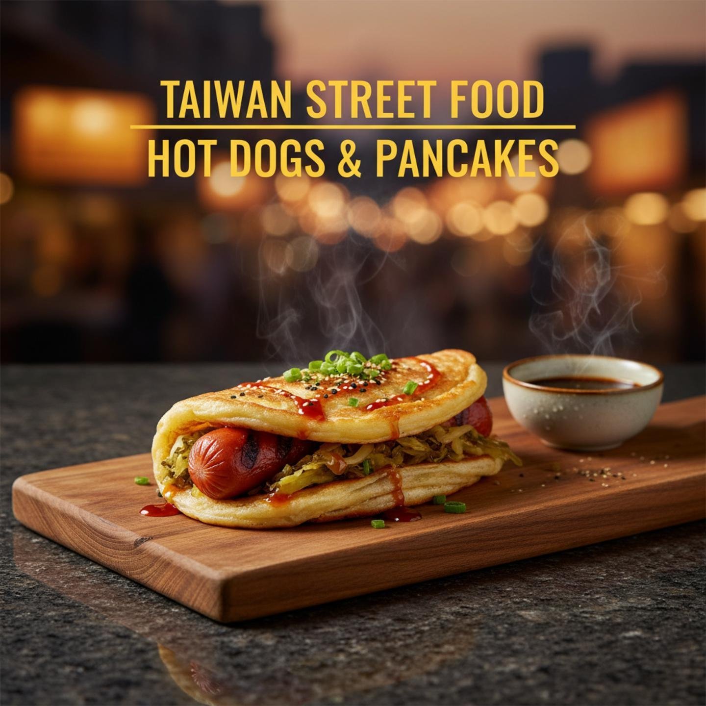 Taiwan Street Food: Hot Dogs & Pancakes