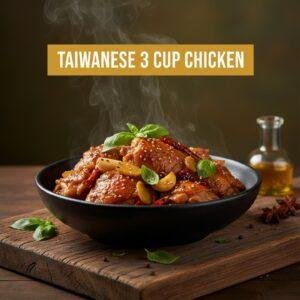Taiwanese 3 Cup Chicken