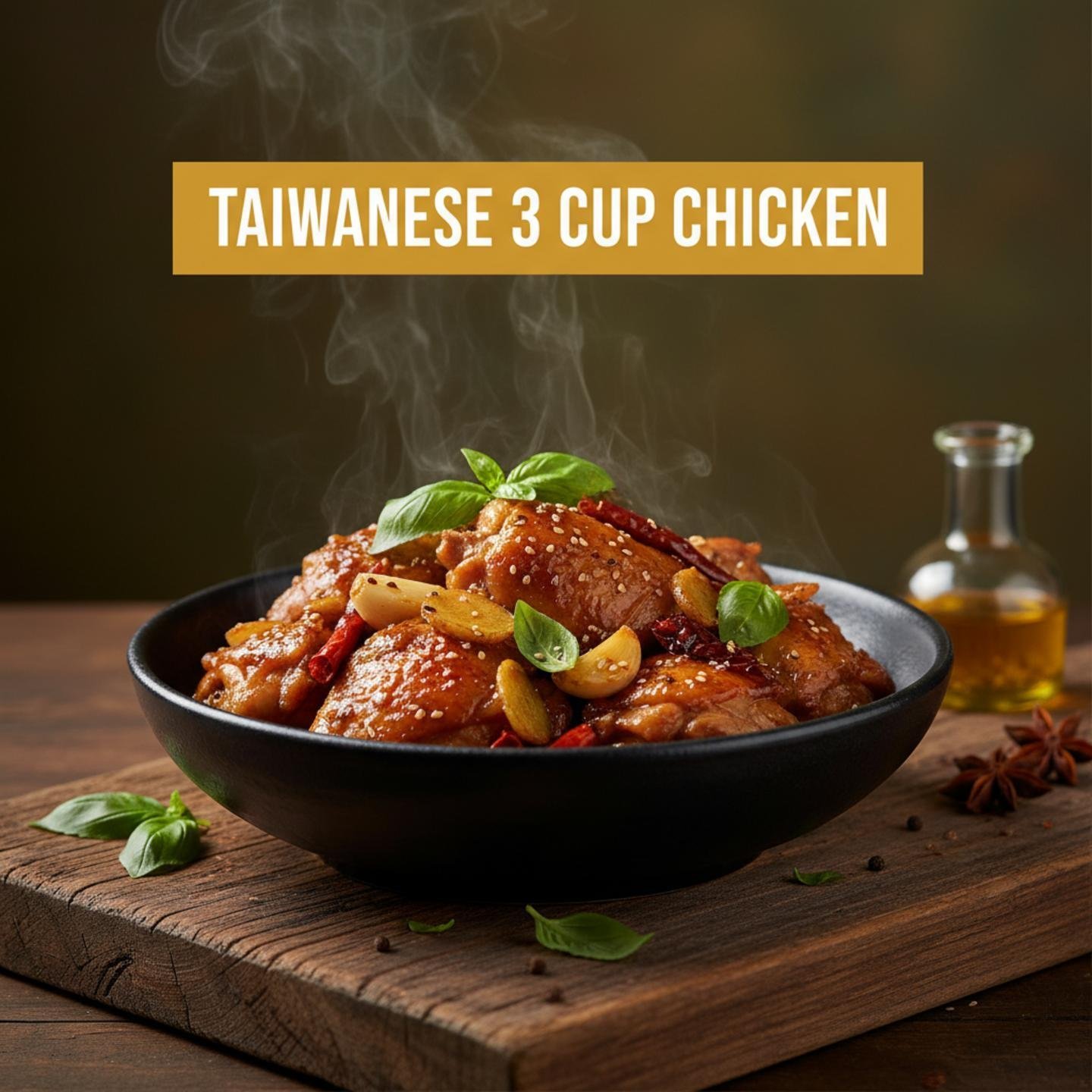 Taiwanese 3 Cup Chicken