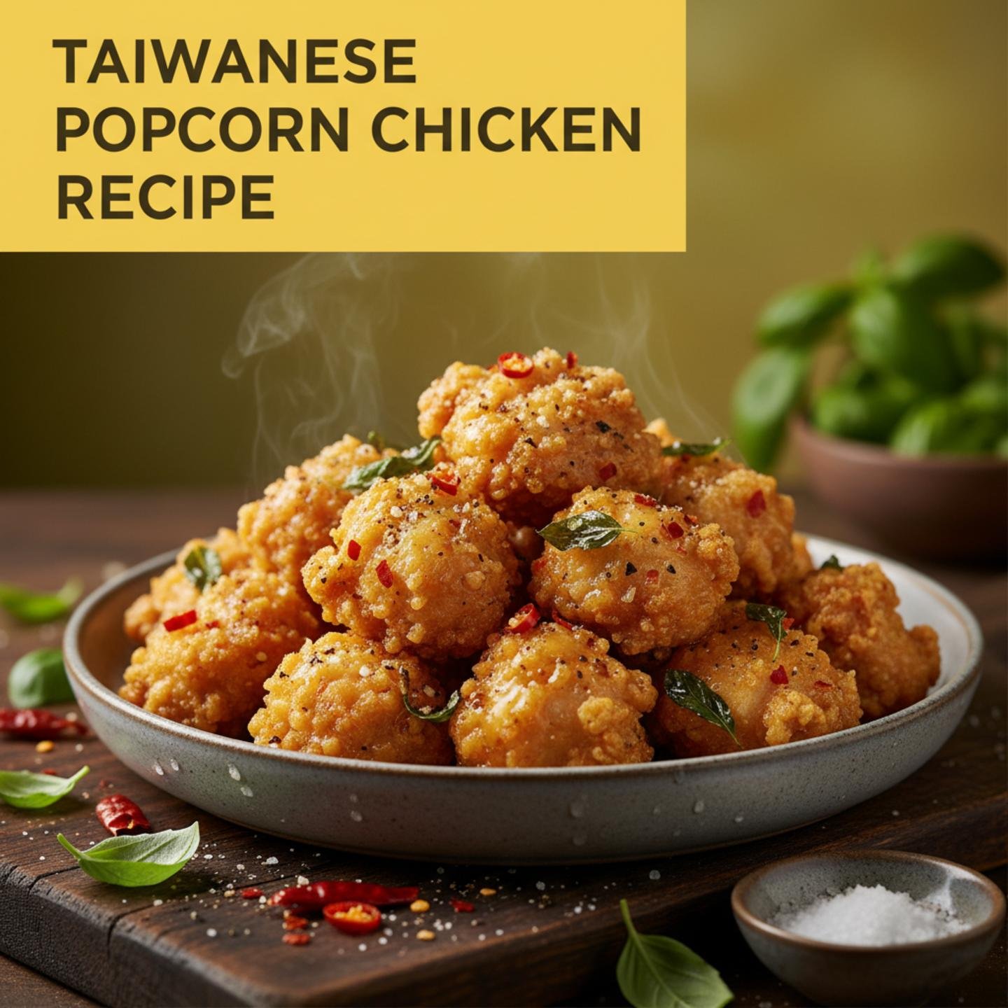 Taiwanese Popcorn Chicken Recipe