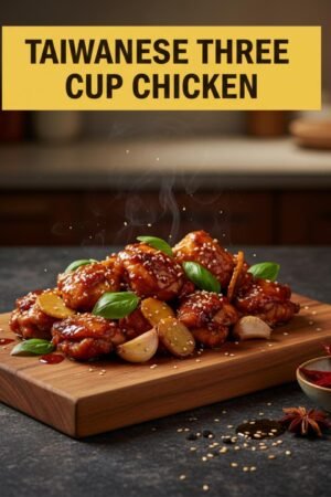 Taiwanese Three Cup Chicken