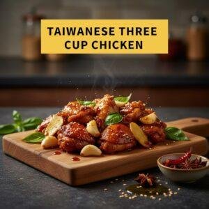 Taiwanese Three Cup Chicken