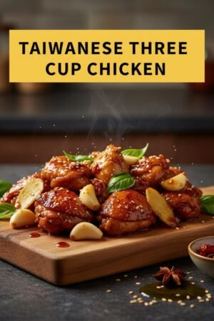 Taiwanese Three Cup Chicken