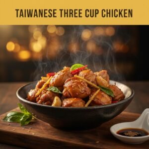 Taiwanese Three Cup Chicken