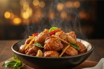 Taiwanese Three Cup Chicken