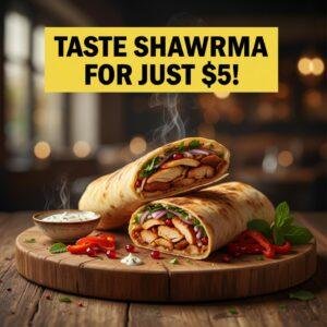 Taste Shawarma for Just $5!