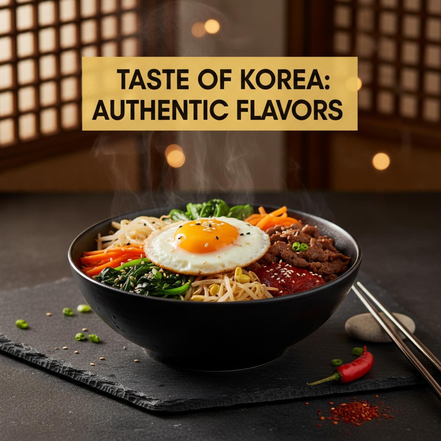 Taste of Korea: Authentic Flavors