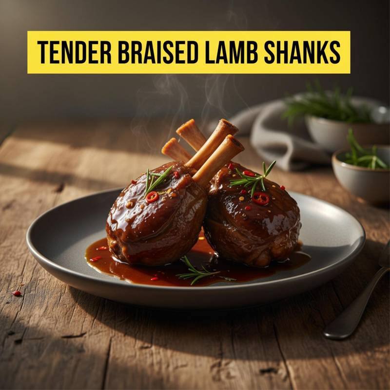Tender Braised Lamb Shanks