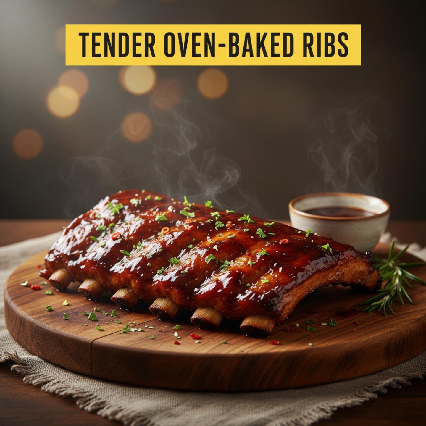 Tender Oven-Baked Ribs Recipe