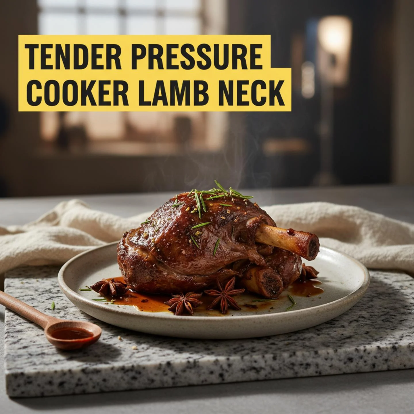 Tender Pressure Cooker Lamb Neck