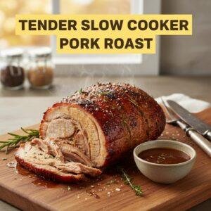 Tender Slow Cooker Pork Roast