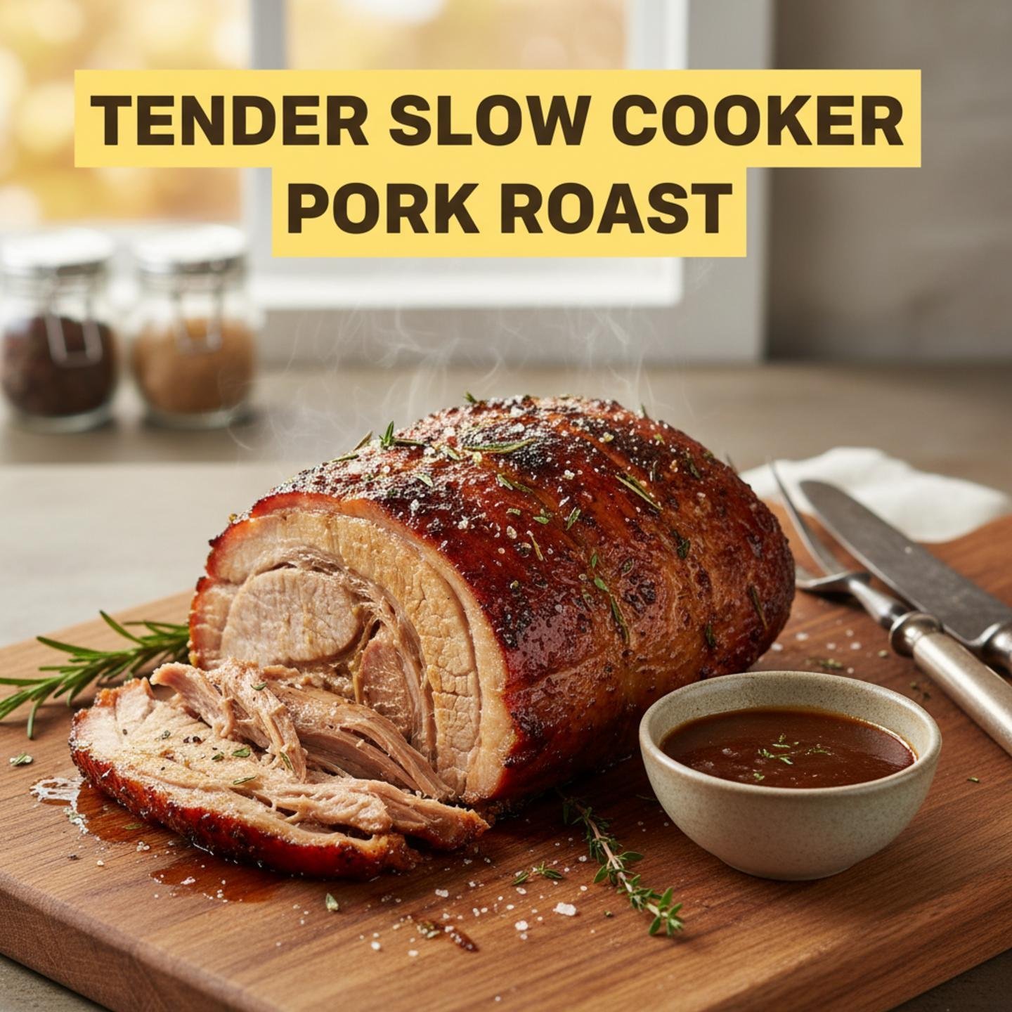 Tender Slow Cooker Pork Roast
