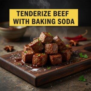 Tenderize Beef with Baking Soda