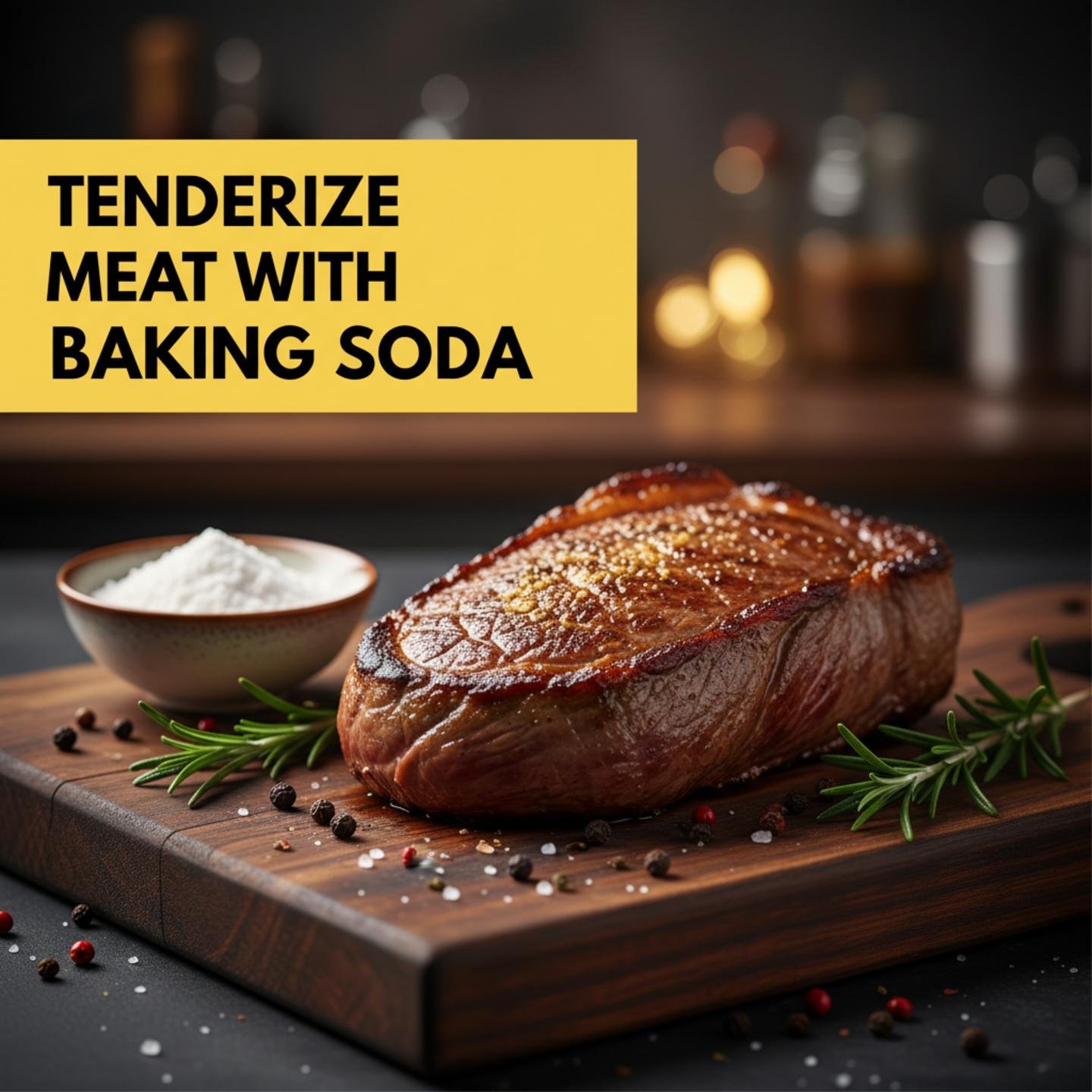 Tenderize Meat with Baking Soda
