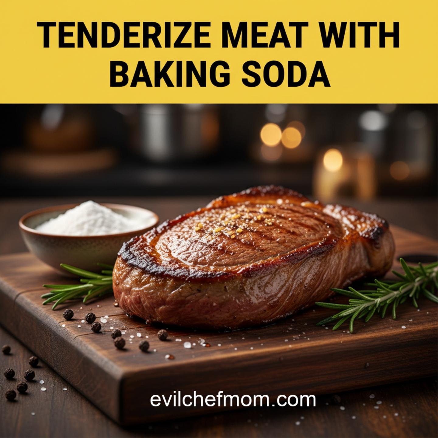 Tenderize Meat with Baking Soda