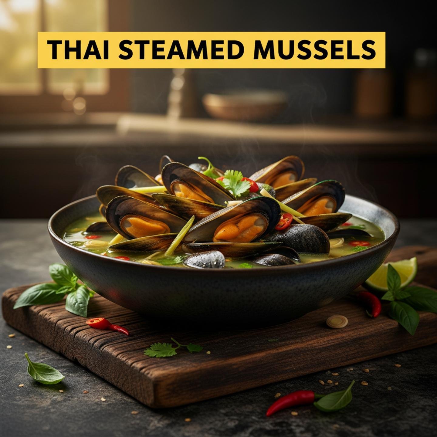 Thai Steamed Mussels