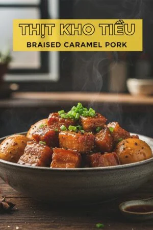 Thit Kho Tieu: Braised Caramel Pork