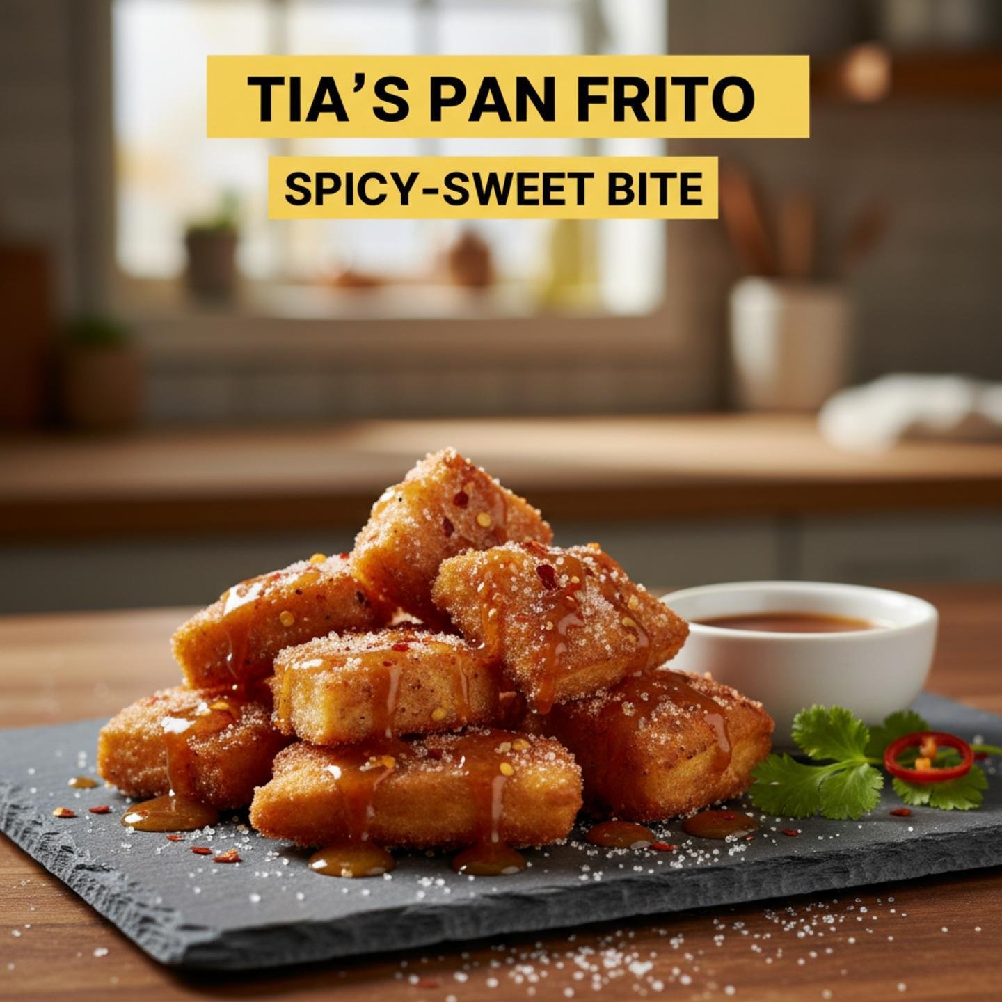 Tia's Pan Frito: Spicy-Sweet Bite