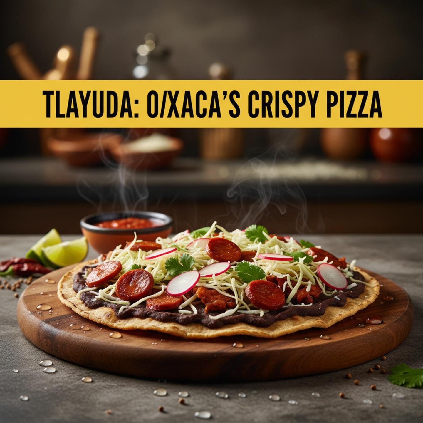 Tlayuda: Oaxaca's Crispy Pizza