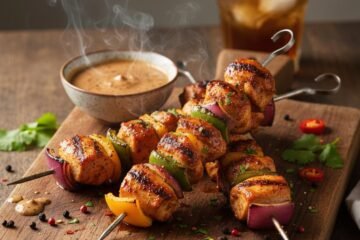 Traeger Smoked Chicken Kebabs