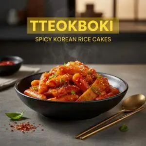 Tteokbokki: Spicy Korean Rice Cakes