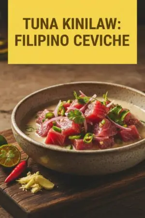 Tuna Kinilaw: Filipino Ceviche