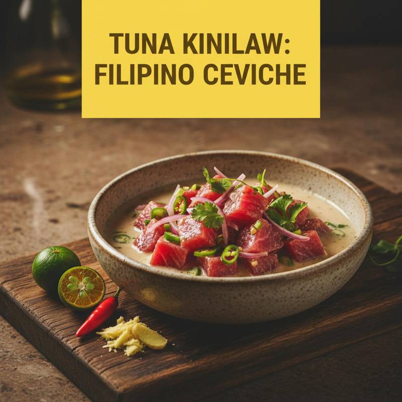 Tuna Kinilaw: Filipino Ceviche